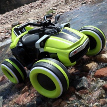 定制儿童沙滩车可坐人双驱动四轮越野车宝宝带遥控玩具车充电童车