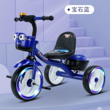 儿童自行车小童新款三轮车脚踏车音乐灯光车2-6岁宝宝童车出行
