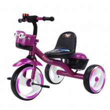 儿童自行车小童新款三轮车脚踏车音乐灯光车2-6岁宝宝童车出行