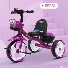 儿童自行车小童新款三轮车脚踏车音乐灯光车2-6岁宝宝童车出行