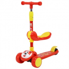 儿童滑板车3-8岁可坐可滑行新款小孩子可折叠滑板车溜溜车带座椅