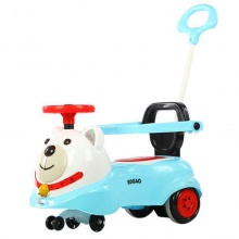 儿童扭扭车溜溜车滑行车多功能婴儿手推车带推把音乐彩灯