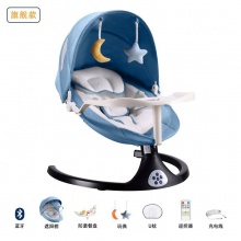 智能婴儿摇摇椅电动摇椅哄娃睡觉的神器摇摆椅多功能躺椅 安抚椅