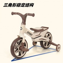 多功能儿童三轮车脚踏1-3岁婴幼儿滑步车小孩平衡自行车