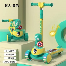 卡通款大童滑板1-3-6-12岁儿童滑板车单脚滑行车溜溜车