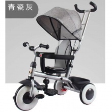 多用儿童三轮车推车 婴幼儿脚踏车1-3-5岁三四合一带棚