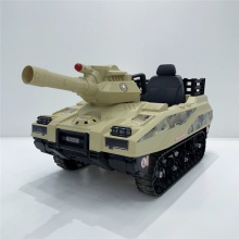 新款坦克儿童电动车可坐人玩具车履带原地调头越野宝宝电动汽车