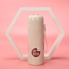 水滴型双层玻璃杯 ins风商务开业办公室茶杯防摔防烫玻璃水杯礼品