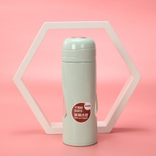 水滴型双层玻璃杯 ins风商务开业办公室茶杯防摔防烫玻璃水杯礼品