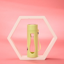 现货简约纯色小清新学生玻璃杯 时尚创意礼品杯茶杯运动健身水杯