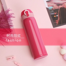 弹跳杯水杯保温杯304不锈钢新款高颜值活动礼品杯子批发刻字logo