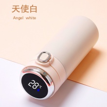 智能保温杯显示温度304食品级不锈钢杯子礼品刻字logo豌豆杯