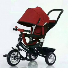 多功能四合一1—6岁儿童三轮车轻便手推脚踏车 发泡轮