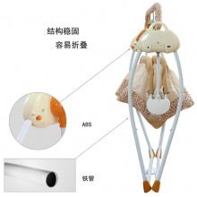 电动摇篮床 折叠摇椅智能哄睡婴儿床 母婴用品