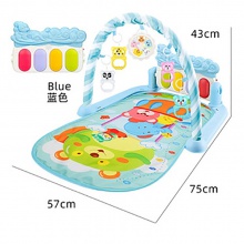 婴儿3-6-12个月音乐健身架 宝宝0-3岁脚踏琴爬行垫玩具