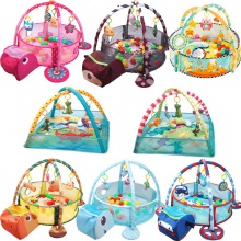 爬爬垫婴儿童围栏健身架室内多功能可折叠游戏垫宝宝玩具