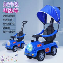 儿童电动车四轮摇摆童车手推遥控婴儿小孩玩具车可坐人汽车