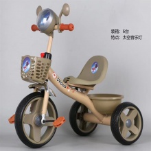 音乐灯光儿童三轮车大款脚踏车宝宝自行车小孩玩具车大款儿童三轮