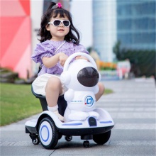 新款儿童电动车太空人平衡摩托车可坐宝宝 瓦力车 遥控 漂移车
