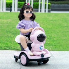 新款儿童电动车太空人平衡摩托车可坐宝宝 瓦力车 遥控 漂移车