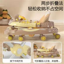 多种功能防侧翻防O形腿手推车助步车带音乐婴幼儿童宝宝学步车厂家
