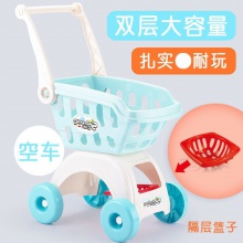 儿童仿真超市购物车宝宝过家家男孩女孩水果蔬菜切切乐手推车玩具