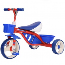 儿童三轮车带灯光音乐脚踏车免充气轮宝宝推车自行车供应