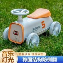 儿童平衡车1-5岁3男孩女宝宝生日礼物无脚踏溜溜车音乐四轮滑行车