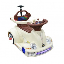 儿童电动车四轮双驱遥控童车男女可坐摩托车室内汽车摇摆车带推杆