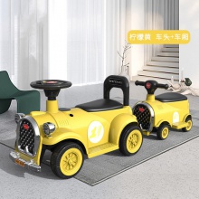 宝宝玩具车小火车可坐人扭扭车四轮转向摇摆车新款儿童滑行电动车