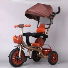 儿童三轮车脚踏车手推大号轻便自行车1-3-6岁大座椅可坐可骑户外