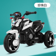 儿童电动摩托车男孩充电三轮车女宝宝可坐人小孩玩具车遥控电瓶车