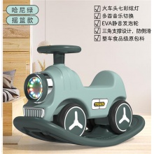 新款儿童摇摇马溜溜车二合一多功能家用婴儿室内玩具宝宝摇摇火车