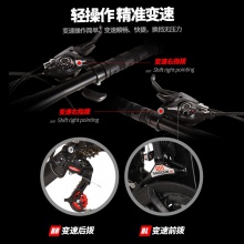 26寸双碟刹宽胎越野变速车自行车成人山地车雪地车沙滩车厂家供应