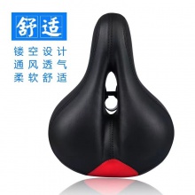 自行车坐垫鞍座加大加厚大屁股弹簧避震中孔镂空透气山地车配件
