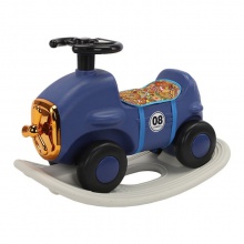 可爱的4轮儿童塑料车滑滑板车骑在车上/摇马玩具儿童平衡车/儿童车秋千滑车