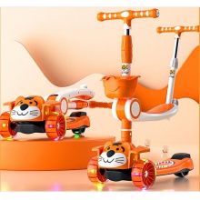 1-12岁小孩折叠三合一男女童宝宝踏板滑滑溜溜车 儿童滑板车