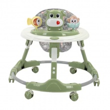 多功能可调时尚防侧翻学步车/带玩具餐盘的高品质家庭学步车