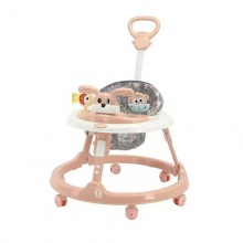 多功能可调时尚防侧翻学步车/带玩具餐盘的高品质家庭学步车