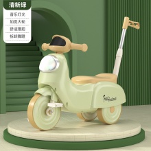 新品儿童三轮车宝宝脚踏车灯光音乐轻便婴幼儿手推溜溜滑行车