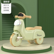 新品儿童三轮车宝宝脚踏车灯光音乐轻便婴幼儿手推溜溜滑行车