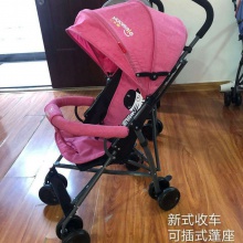 便携婴儿车儿童伞把车宝宝伞车冬夏可坐轻便婴儿推车手推折叠