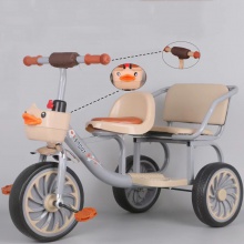 双座双人儿童三轮车1-5岁脚踏车小孩单车婴儿手推车男女童车