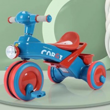 音乐灯光儿童三轮车多用多用脚踏车1-3周岁宝宝手推车童车