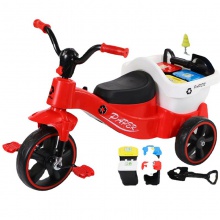 儿童三轮车脚踏单车三轮车环卫车2-4-6-9儿童脚踏自行车