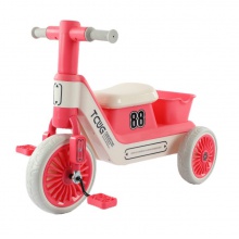 儿童三轮车2-6岁宝宝三轮童车脚踏车防侧翻带斗儿童自行车