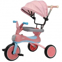 全新设计4合1音乐轻型婴儿三轮车EVA轮式儿童三轮车