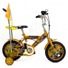 3合1幼儿折叠自行车1-4岁的孩子粉红色自行车与辅助轮