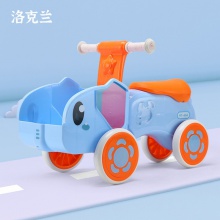 新款儿童四轮滑行车带音乐灯光小孩溜溜车宝宝助步车1-6岁的宝宝