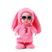毛绒电动玩具吃奶瓶洋娃娃会唱歌走路说话学舌女孩1-3岁儿童玩具